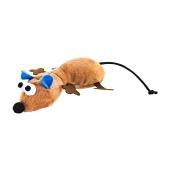 Игрушка WOGY Мышка (18/12 * 9 * 3 см) для кошек, мягкая, микс