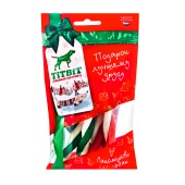 TITBIT лакомство твистер рождественский для собак (Новогодняя коллекция), 80 г