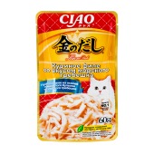 INABA Kinnodashi пауч для кошек (КУРИЦА, ГРЕБЕШОК В ЖЕЛЕ), 60 г