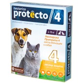 PROTECTO 4 капли для кошек и собак 4 - 10 кг, 2 пипетки