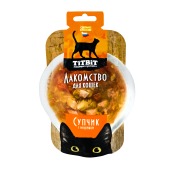 TITBIT лакомство супчик с индейкой для кошек, 55 г
