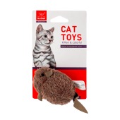 Игрушка мышка (6 * 10 см) для кошек с кошачьей мятой, микс, NUNBELL