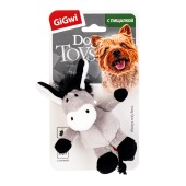 Ослик с пищалкой, 10 см, GIGWI