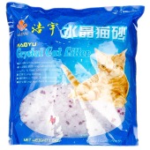 Наполнитель CRYSTAL CAT LITTER силикагель, лаванда, 3,8 л (1,8 кг).