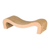 Когтеточка-лежанка картон ЗВЕРЬЁ МОЁ волна (59 * 21 * 15 см) 