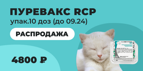Распродажа! Пуревакс RCP упаковка 10 доз - 4800 руб (годен до 09.24)