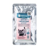PETSNOB пауч для котят (ЦЫПЛЕНОК, МОРСКАЯ РЫБА), 85 г