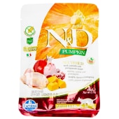 N&D PUMPKIN для стерилизованных кошек (ПЕРЕПЕЛ, ТЫКВА, ГРАНАТ), 0,3 кг