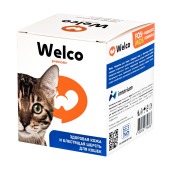 WELCO Лакомство для здоровой кожи и блестящей шерсти для кошек, 7*35 мл