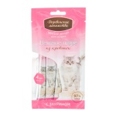 ДЕРЕВЕНСКИЕ ЛАКОМСТВА нежное пюре для кошек (КРЕВЕТКИ), 4 шт по 10 г