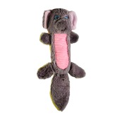 Игрушка-пищалка WOGY Зверята (35 * 16 * 14 см) двусторонняя, хрустит, сжимается, для собак, микс