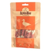 Лакомство ALPENHOF кальциевые косточки с уткой для мелких собак и щенков, 50 г