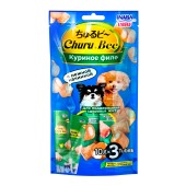 INABA Churu Bee запеченные трубочки для здоровья ЖКТ (КУРИНОЕ ФИЛЕ), 3 шт по 10 г