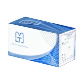 Нить PGA (ПГА), фиолетовый MP 1 (USP 5-0), 75 см 1 игла режущая, 25 мм, изгиб 1/2, 20 шт, МТ