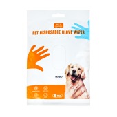 Перчатки WOGY влажные для ухода за животными, 6 шт