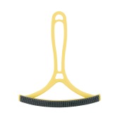 Скребница WOGY для животных, мебели и одежды (14,5 * 12,5 * 1,7 см), двусторонняя, микс