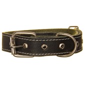 Ошейник кожа + брезент 30(2), ZOOМИР