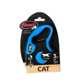 Рулетка CLASSIC CAT ХS (3 м, 8 кг) трос, синий, FLEXI