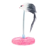 Игрушка мышка на пружинке (26 * 15 см) для кошек, микс, NUNBELL