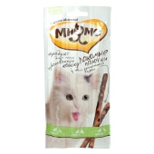 Лакомство МНЯМС лакомые палочки для кошек (УТКА, КРОЛИК), 3 шт по 5 г