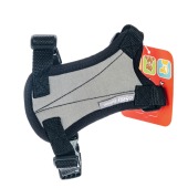 Шлейка прогулочная, размер S, СЕРЫЙ, OSSO