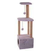 Домик-когтеточка МУРЗИК (40 * 40 * 130 см), BLACK CAT