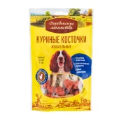 ДЕРЕВЕНСКИЕ ЛАКОМСТВА куриные косточки жевательные для собак, 90 г