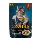ЗООНИК пауч для кошек (ФОРЕЛЬ, СОУС), 85 г