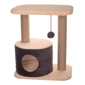 Домик-когтеточка ЛУИЗА 1 (40 * 60 * 85 см),  BLACK CAT