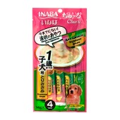 INABA Churu пюре из куриного филе для щенков, 4 шт по 14 г