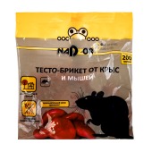 Тесто-брикет от крыс и мышей, 200 г, Nadzor