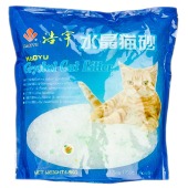 Наполнитель CRYSTAL CAT LITTER силикагель, яблоко, 3,8 л (1,8 кг).