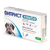 ФИПРИСТ КОМБО капли для собак 20 - 40 кг, 1 пипетка