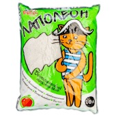 Наполнитель ЛАПОЛЕОН комкующийся, яблоко, 10 л.