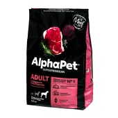 ALPHAPET для взрослых собак крупных пород (ГОВЯДИНА, ПОТРОШКИ), 12 кг