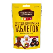 ДЕРЕВЕНСКИЕ ЛАКОМСТВА ВИТА угощение с уткой для приема таблеток для собак, 80 г