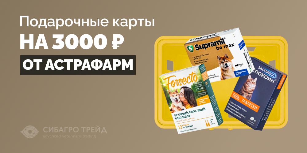 Подарочные карты на 3000 тыс от Астрафарм