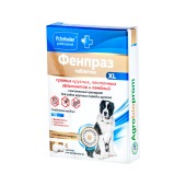 ФЕНПРАЗ ФОРТЕ XL таблетки для крупных пород собак и щенков, 6 табл