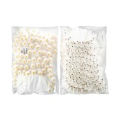 Бирка ушная двойная для КРС (61 * 80 мм), белая, 100 шт