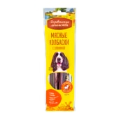 ДЕРЕВЕНСКИЕ ЛАКОМСТВА колбаски мясные с олениной для собак, 45 г