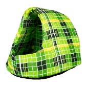 Домик поролоновый ЛУКОШКО клеточка, бязь (36 * 38 * 32 см), BLACK CAT