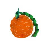 Игрушка-погремушка WOGY Апельсин для кошек, 6 см