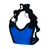 Шлейка прогулочная, размер M, СИНИЙ, OSSO