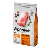 ALPHAPET MONOPROTEIN для котят, беременных и кормящих кошек (ИНДЕЙКА), 1,5 кг