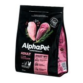 ALPHAPET для кошек и котов крупных пород (УТКА, ЦЫПЛЕНОК), 0,4 кг