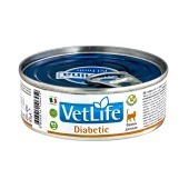 VET LIFE DIABETIC паштет для кошек (регулирование уровня глюкозы), 85 г