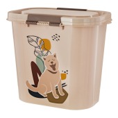 Контейнер для корма DOGS овальный, 10 л, АЛЬТЕРНАТИВА