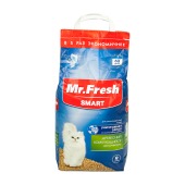 Наполнитель MR. FRESH SMART для длинношёрстных кошек, комкующийся, древесный, 9 л