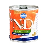 N&D PUMPKIN влажный корм для щенков (ЯГНЕНОК, ТЫКВА, ЧЕРНИКА), 285 г