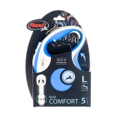 Рулетка COMFORT L (5 м, до 60 кг) ремень, синий, FLEXI